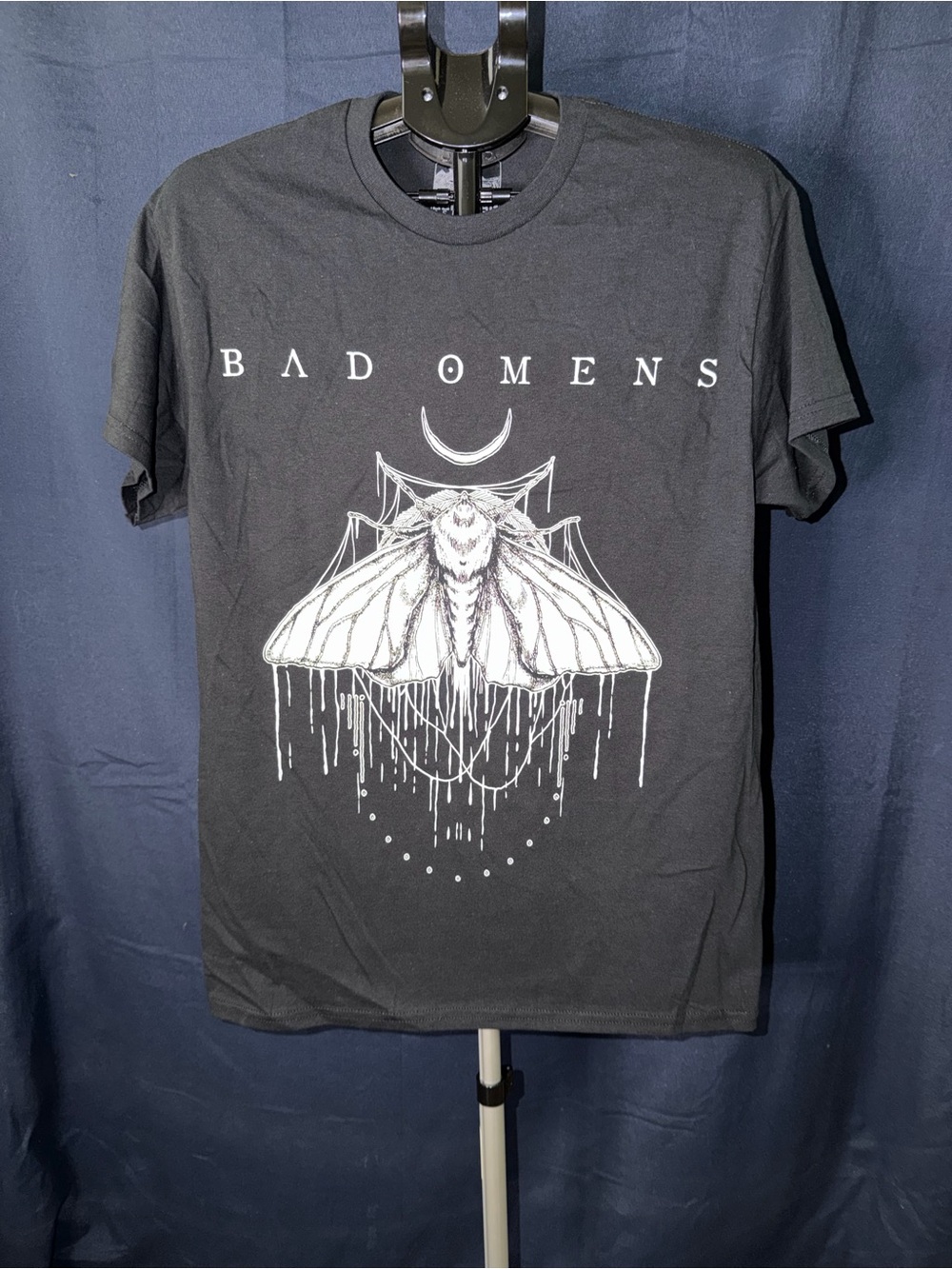 Bad Omens Moth Graphic Band Tee – Medium